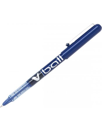 PILOT V-BALL LIQUID INK ROLLERBALL PEN 0.5 BLUE  Pens