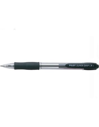 PILOT SUPER GRIP BALLPOINT PEN FINE BLACK  Pens