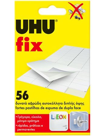 UHU PATAFIX INVISIBLE GLUE PADS 56pcs  Kleber
