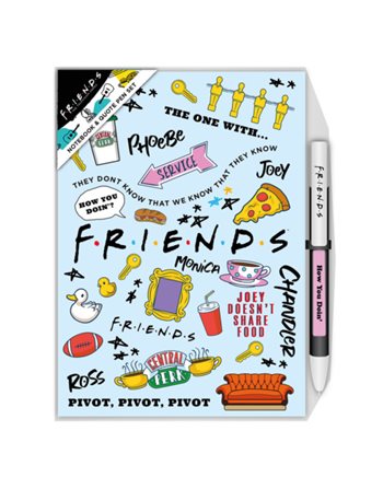 FRIENDS NOTEBOOK AND QUOTE PEN SET - BLUE ICON  Σετ Γραφικής