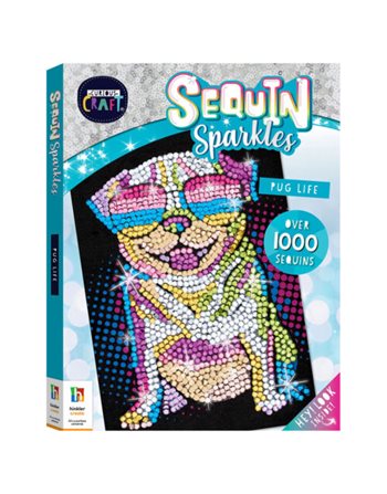CURIOUS CRAFT SEQUIN SPARKLES: PUG LIFE  Ζωγραφική