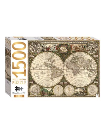 PUZZLE VINTAGE WORLD MAP  Erwachsenenpuzzles