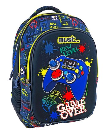 MUST ELEMENTARY BACKPACK 32x18x43 3 CASES PRESS START  Backpacks - Elementary School