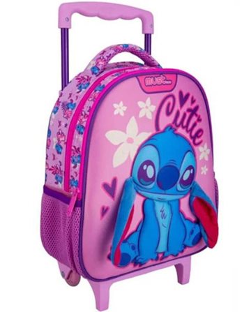ΤΣΑΝΤΑ ΤΡΟΛΕΪ ΝΗΠΙΟΥ MUST 27x10x31 2ΘΗΚΕΣ LILO & STITCH CUTIE  Trolley Νηπίου