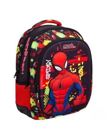 MUST ELEMENTARY BACKPACK 32x18x43 3 CASES SPIDERMAN  Backpacks - Elementary School