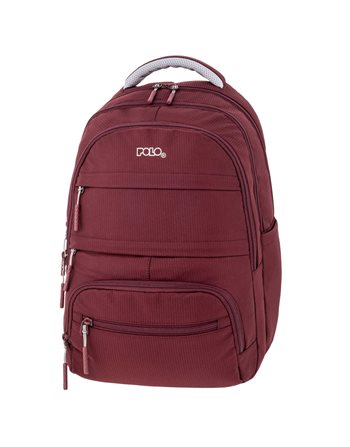 POLO ΣΑΚΙΔΙΟ MULTI POCKET BORDEAUX - ΜΠΟΡΝΤΟ (901064-3300)  Σακίδια Πλάτης