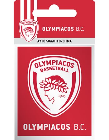 SMALL BADGE STICKERS - OLYMPIACOS BASKETBALL 2  Aufkleber