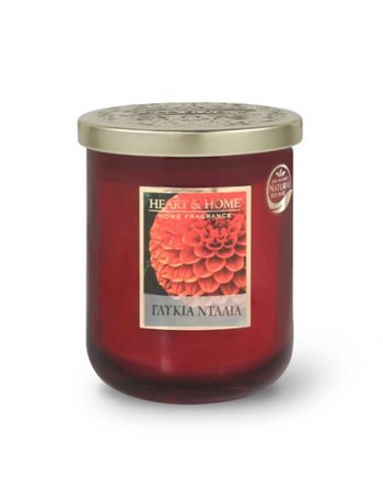 HEART & HOME LARGE CANDLE "SWEET DAHLIA"  Candles