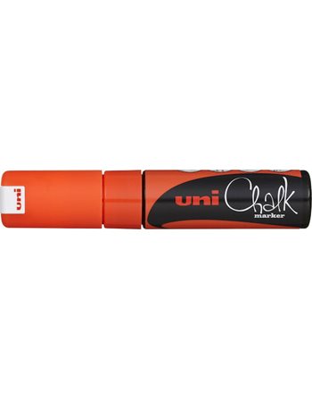 ΜΑΡΚΑΔΟΡΟΣ UNI POSCA PWE-8K CHALK FLUO ORANGE  Μαρκαδόροι Ζωγραφικής
