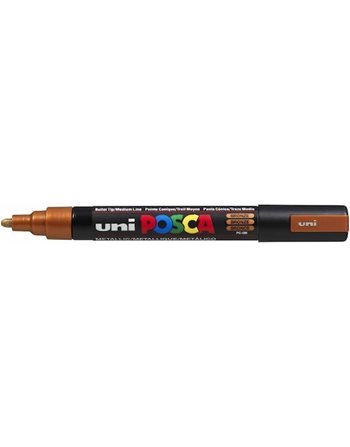 ΜΑΡΚΑΔΟΡΟΣ UNI POSCA PC-5M MEDIUM BRONZE  Μαρκαδόροι Ζωγραφικής