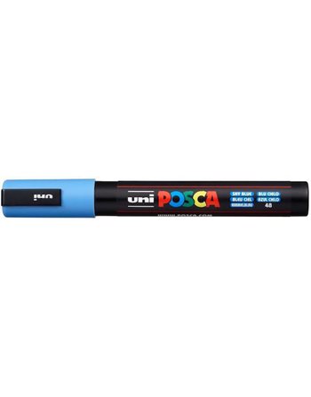 ΜΑΡΚΑΔΟΡΟΣ UNI POSCA PC-5M MEDIUM SKY BLUE  Μαρκαδόροι Ζωγραφικής