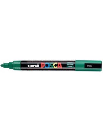 ΜΑΡΚΑΔΟΡΟΣ UNI POSCA PC-5M MEDIUM GREEN  Μαρκαδόροι Ζωγραφικής