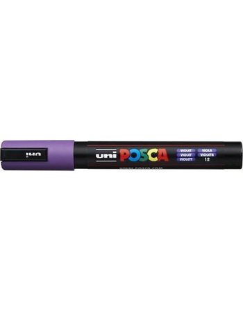 ΜΑΡΚΑΔΟΡΟΣ UNI POSCA PC-5M MEDIUM VIOLET  Μαρκαδόροι Ζωγραφικής
