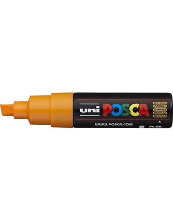 UNI POSCA MARKER PC-8K BRIGHT YELLOW  Malkreiden / Marker