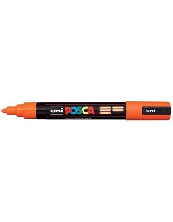 ΜΑΡΚΑΔΟΡΟΣ UNI POSCA PC-5M MEDIUM FLUO ORANGE  Μαρκαδόροι Ζωγραφικής