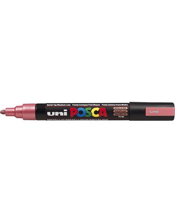 ΜΑΡΚΑΔΟΡΟΣ UNI POSCA PC-5M MEDIUM METALLIC RED  Μαρκαδόροι Ζωγραφικής