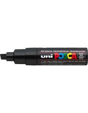 ΜΑΡΚΑΔΟΡΟΣ UNI POSCA PC-8K ΧΟΝΔΡΟ BLACK  Μαρκαδόροι Ζωγραφικής