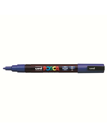 UNI POSCA MARKER PC-3M FINE BLUE  Malkreiden / Marker