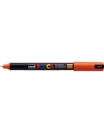 ΜΑΡΚΑΔΟΡΟΣ UNI POSCA PC-1MR EXTRA FINE ORANGE  Μαρκαδόροι Ζωγραφικής