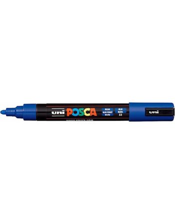 ΜΑΡΚΑΔΟΡΟΣ UNI POSCA PC-5M MEDIUM BLUE  Μαρκαδόροι Ζωγραφικής