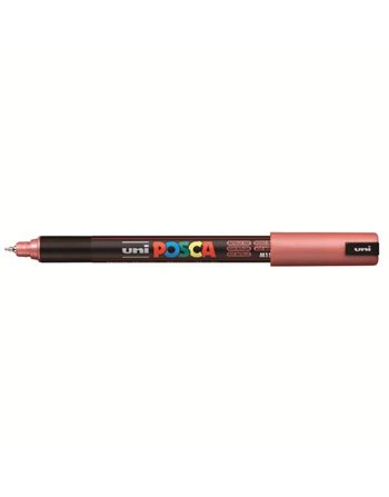 ΜΑΡΚΑΔΟΡΟΣ UNI POSCA PC-1MR EXTRA FINE METALLIC RED  Μαρκαδόροι Ζωγραφικής