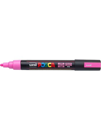 ΜΑΡΚΑΔΟΡΟΣ UNI POSCA PC-5M MEDIUM FLUO PINK  Μαρκαδόροι Ζωγραφικής