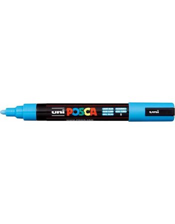 ΜΑΡΚΑΔΟΡΟΣ UNI POSCA PC-5M MEDIUM LIGHT BLUE  Μαρκαδόροι Ζωγραφικής