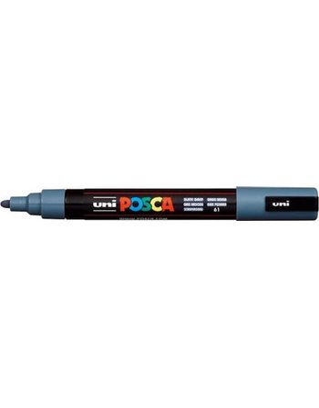 ΜΑΡΚΑΔΟΡΟΣ UNI POSCA PC-5M MEDIUM SLATE GREY  Μαρκαδόροι Ζωγραφικής