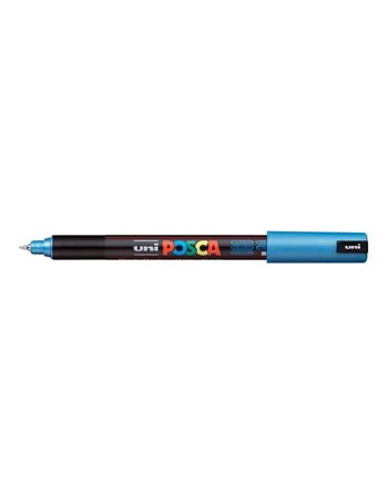 ΜΑΡΚΑΔΟΡΟΣ UNI POSCA PC-1MR EXTRA FINE METALLIC BLUE  Μαρκαδόροι Ζωγραφικής