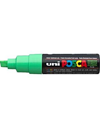 ΜΑΡΚΑΔΟΡΟΣ UNI POSCA PC-8K ΧΟΝΔΡΟ LIGHT GREEN  Μαρκαδόροι Ζωγραφικής