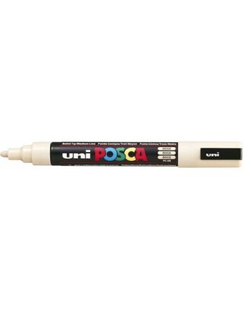 UNI POSCA MARKER PC-5M MEDIUM IVORY  Malkreiden / Marker