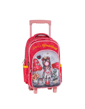 TROLLEY BACKPACK RED GORJUSS  Trolley Bags - Elementary