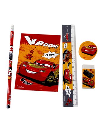 GIM ΣΕΤ ΣΧΟΛΙΚΟ+ΜΠΛΟΚ CARS ROARING  Σετ Γραφικής