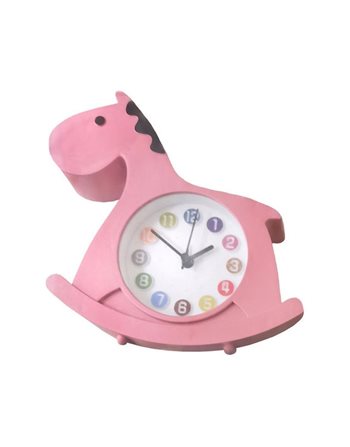 ALARM CLOCK HORSE PINK LUNA  Clocks