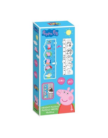 PUZZLE ΧΡΩΜΑΤΙΣΜΟΥ ΥΨΟΥΣ PEPPA 25τμχ  Παιδικά Παζλ