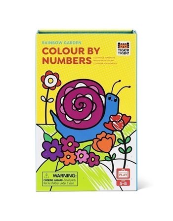 RAINBOW GARDEN COLOUR BY NUMBERS  Malerei