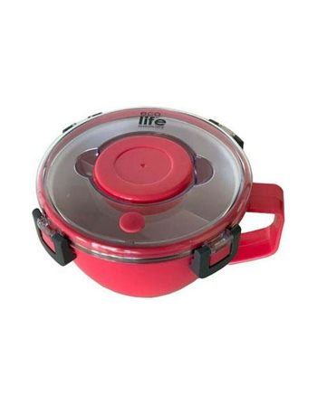 ΦΑΓΗΤΟΔΟΧΕΙΟ ECOLIFE 'ROUND' DOUBLE WALL 850ml PINK  Φαγητοδοχεία