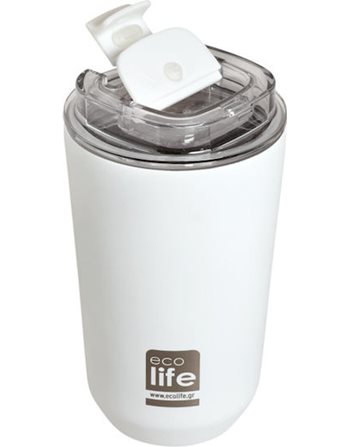 ECOLIFE COFFEE THERMOS 360ml PURE WHITE  Παγούρια Θερμός