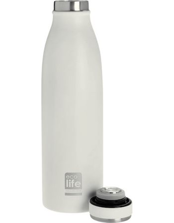 ECOLIFE SLIM THERMOS BOTTLE 500ml WHITE  Thermosflaschen