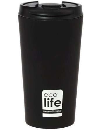 ECOLIFE COFFEE THERMOS 370ml BLACK MATTE  Παγούρια Θερμός