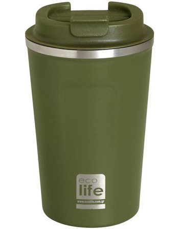 ECOLIFE COFFEE THERMOS 370ml GREEN  Thermosflaschen