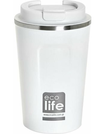 ECOLIFE COFFEE THERMOS 370ml WHITE  Thermosflaschen
