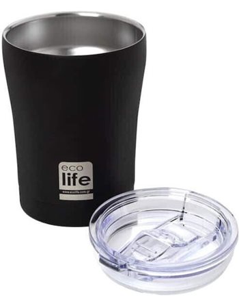 ECOLIFE COFFEE THERMOS 300ml BLACK MATTE  Thermosflaschen