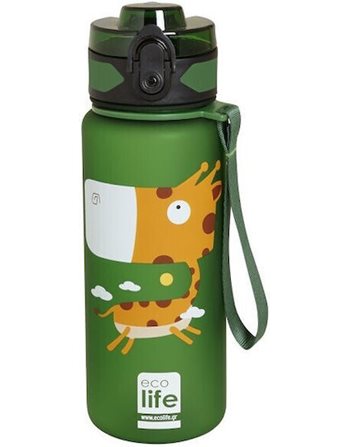 ECOLIFE TRITAN BOTTLE 500ml GIRAFFE  Πλαστικά Παγούρια