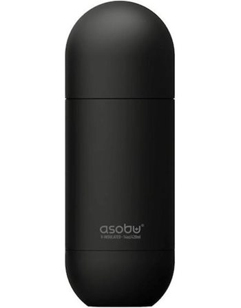 ASOBU ΜΠΟΥΚΑΛΙ ΘΕΡΜΟΣ 420ml BLACK  Insulated Flasks