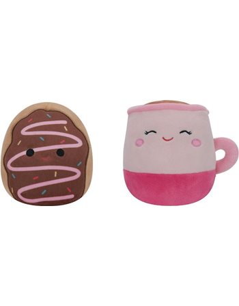 SQUISHMALLOWS FLIPMALLOWS 13cm DONUT-LATTE COFFEE  Plüschtiere