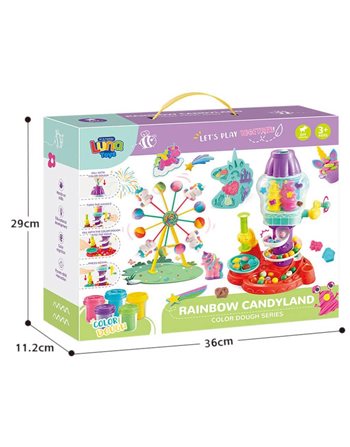 LUNA COLOR CLAY DOUGH SERIES - RAINBOW CANDYLAND  Knete