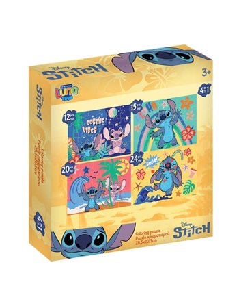 LUNA PUZZLE 4 IN 1 12/15/20/24pcs STICTH  Kinderpuzzles