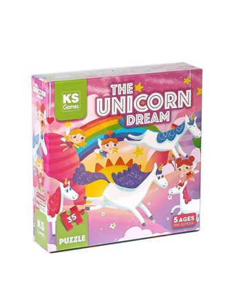 KS PRE-SCHOOL PUZZLE THE UNICORN DREAM 35pcs  Kinderpuzzles