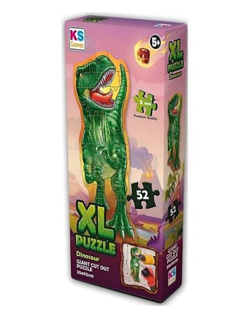 KS XL PUZZLE DINOSAURS 52pcs  Kinderpuzzles